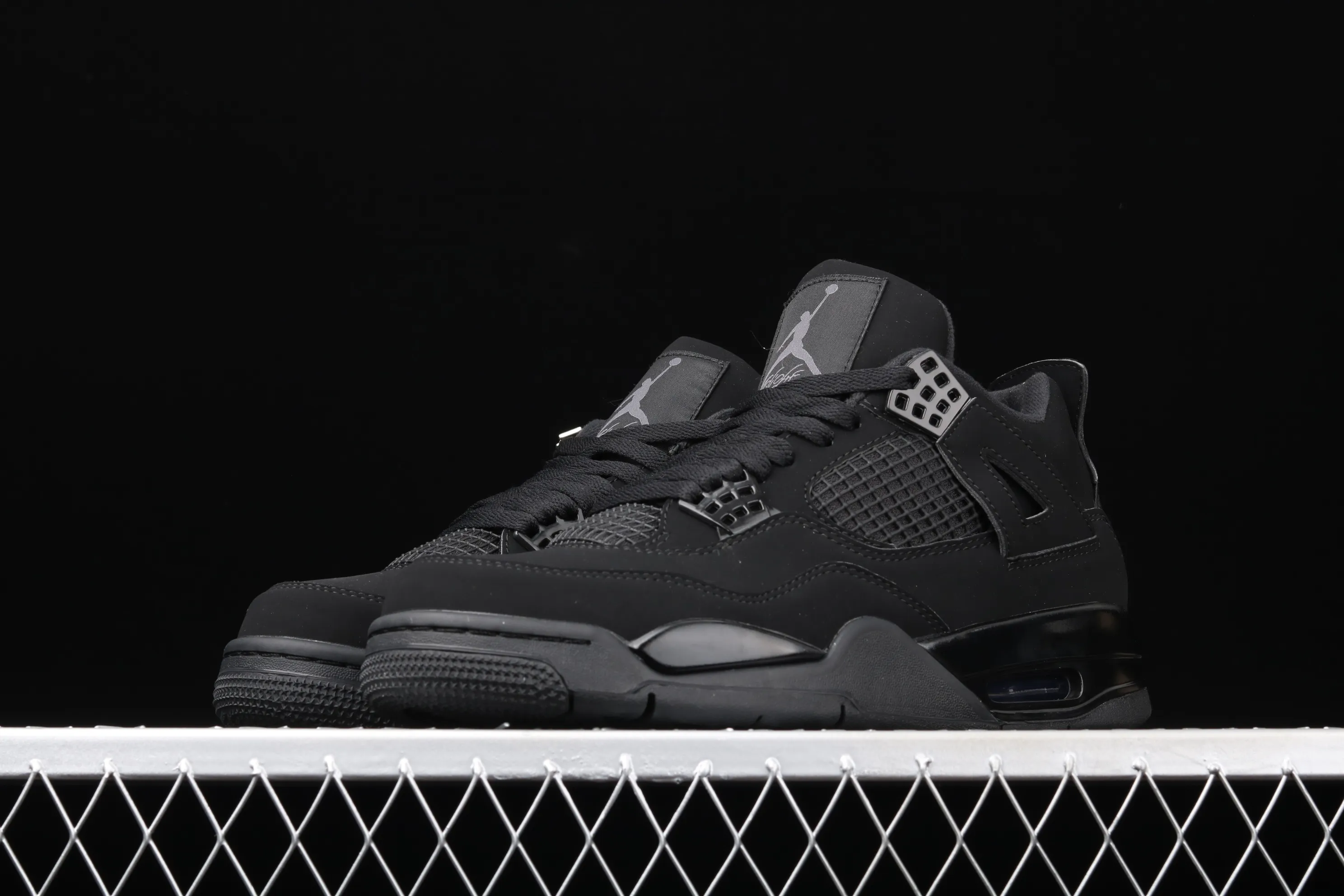 All Categories Air Jordan Jordan Series Basketball Shoes Air Jordan 4 Pure Original Air Jordan 4 "Black Cat" AJ4 Joe 4 Black Cat First Layer Authentic Standard CU1110-010